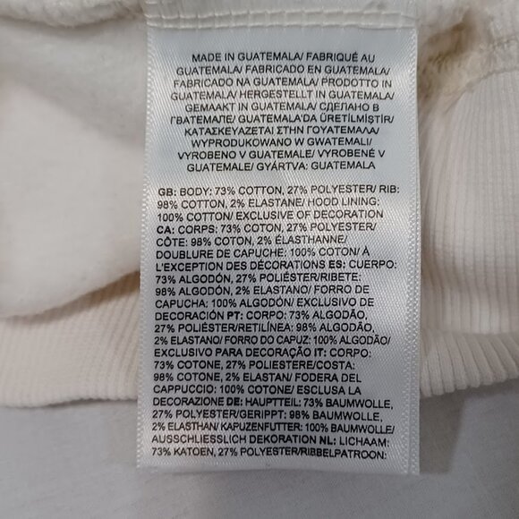 The North Face Mens Places We Love Pullover Hoodie Garden White Size Small Soft - Picture 15 of 16